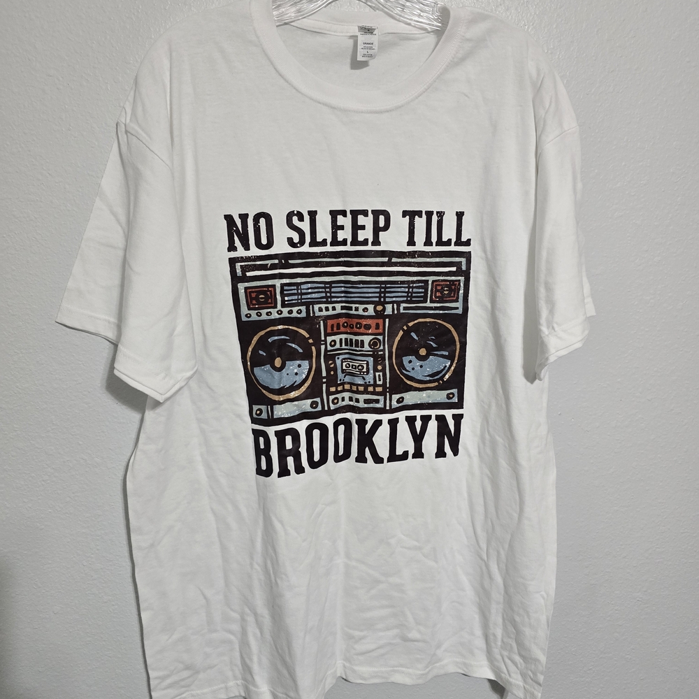 White Graphic Casual Button Down Shirt
